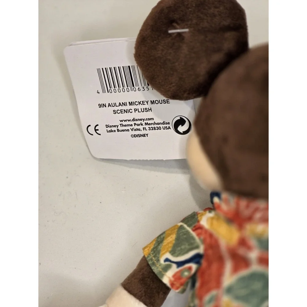 Disney Plush Mickey Mouse Aulani Resort Spa - Brown - Limited Edition 11